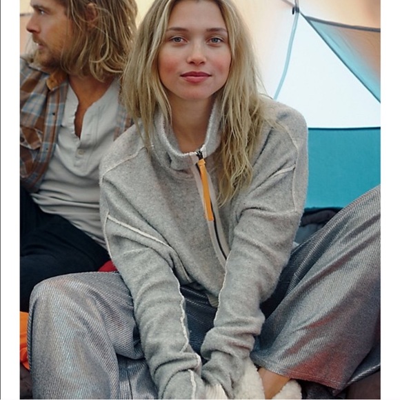 Free People Sweaters - free people soft touch zip pullover